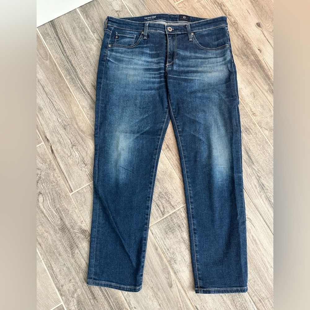 AG Adriano Goldschmeid Stilt Crop (cigarette crop) jeans